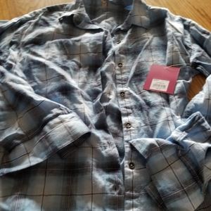 Size 10/12 long sleeve plaid shirt